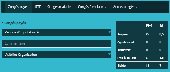 Cong�s pay�s en ligne version STARTER gratuit, sans frais d'abonnement